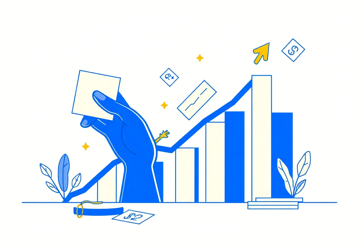 Business growth illustration