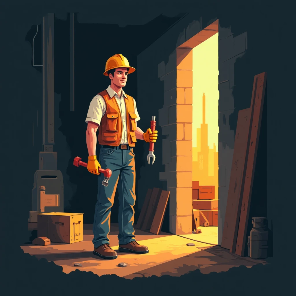 Specialized construction worker