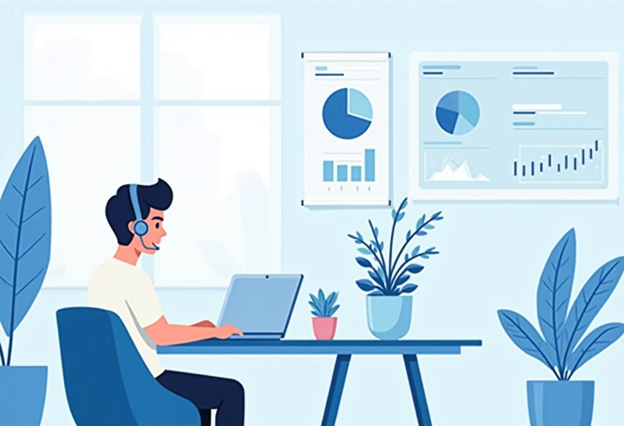 Remote customer service work