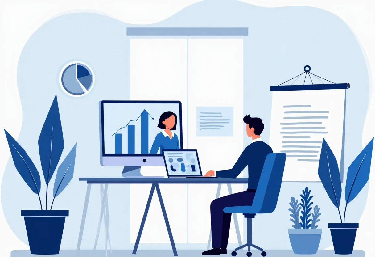 Video conferencing from home