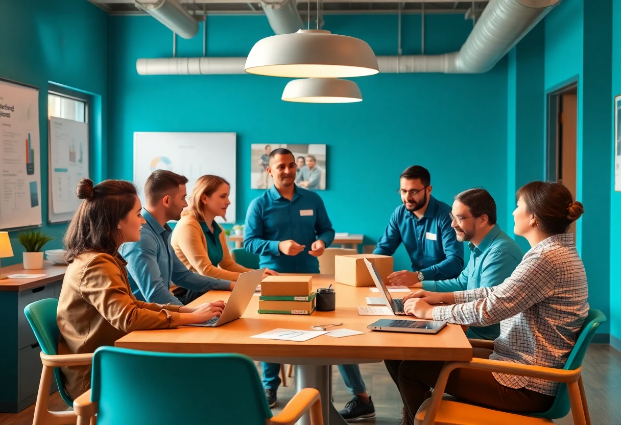 Delivery team planning logistics
