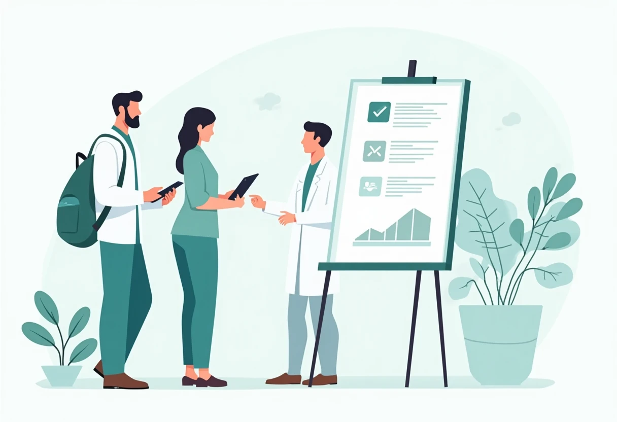 Reviewing healthcare job listings
