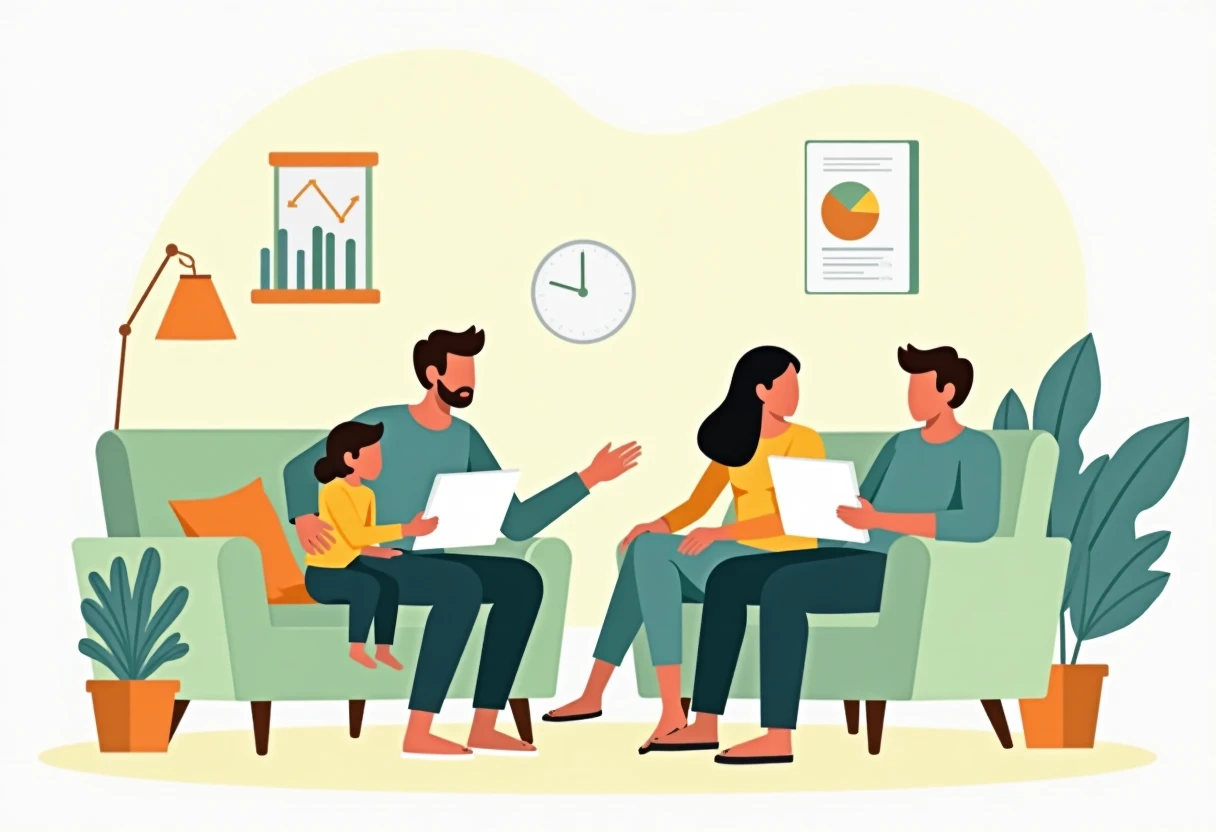 Discussing mortgage refinance options