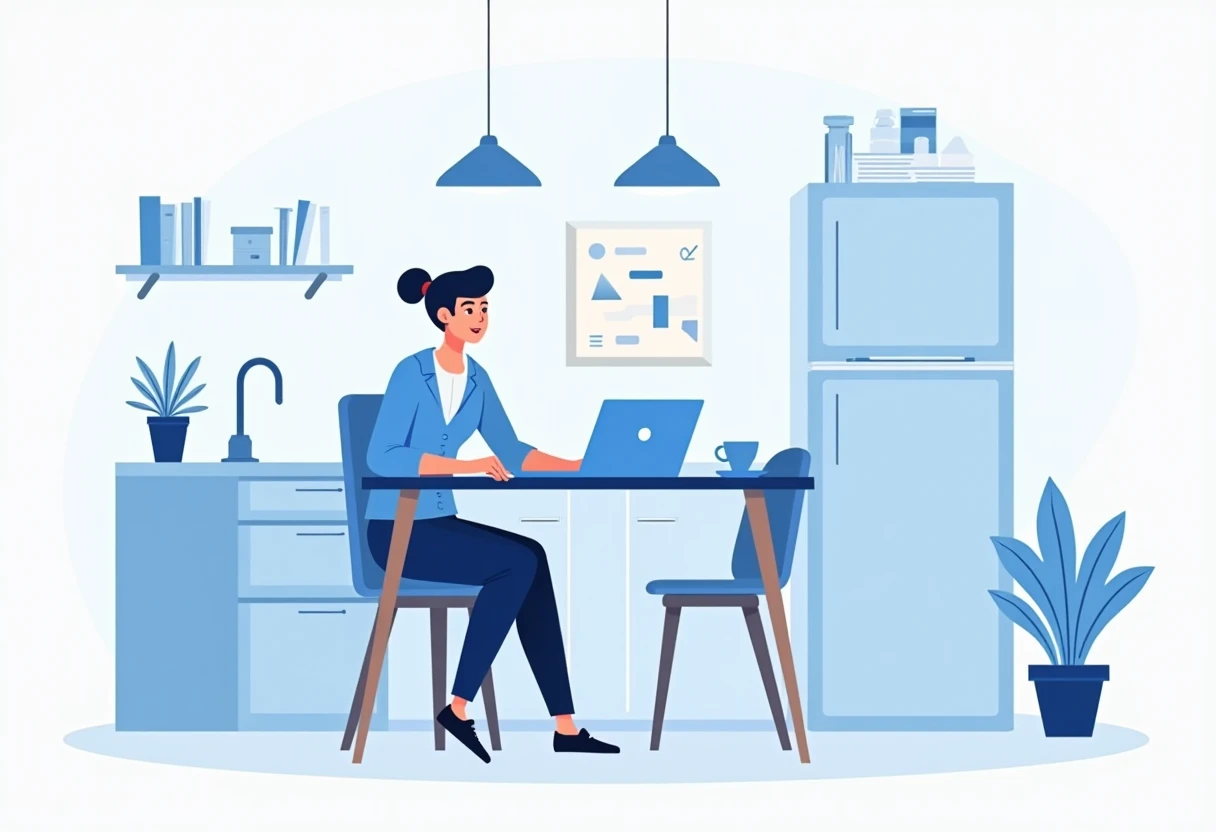 Remote work setup