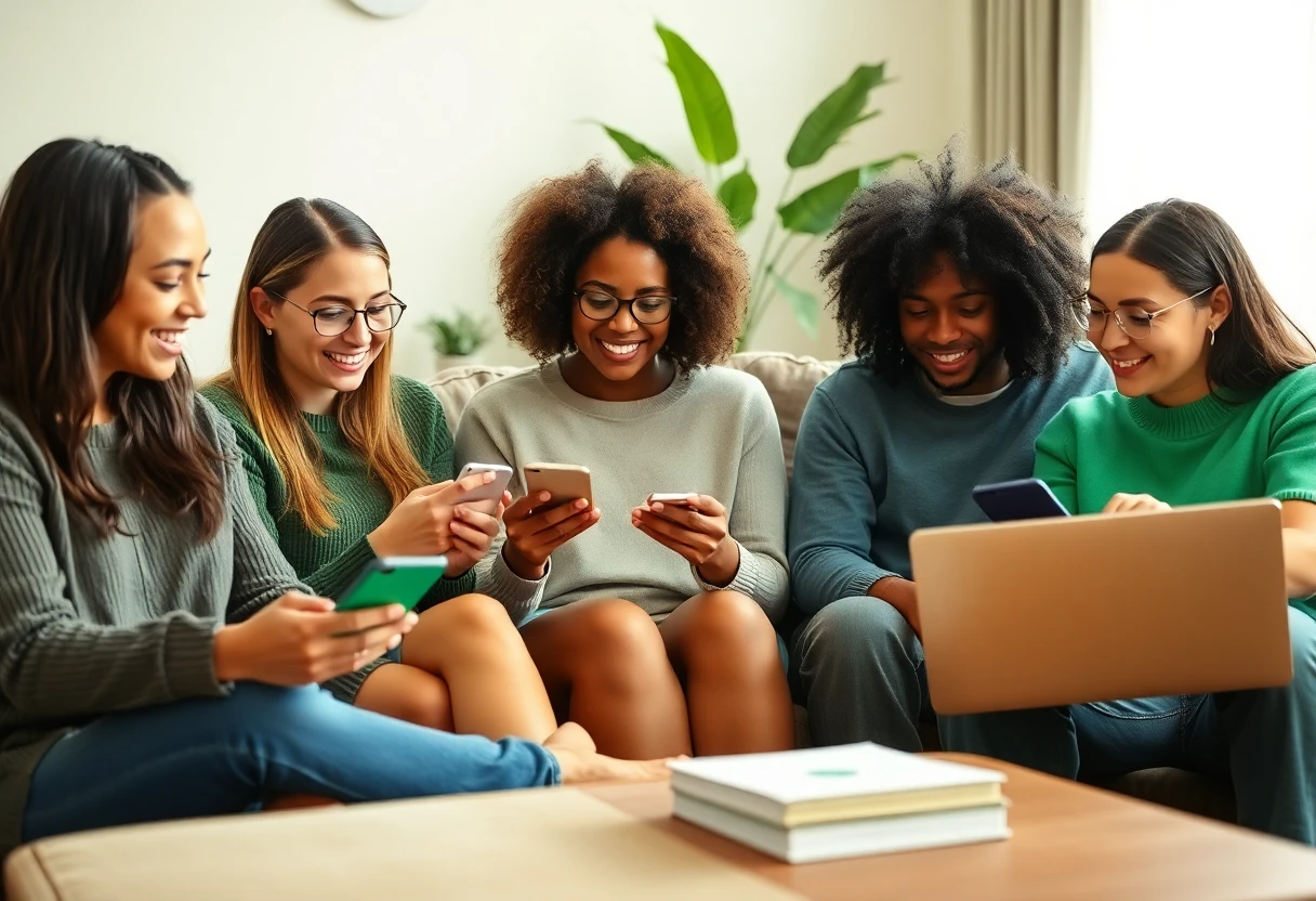 Group comparing digital loan options