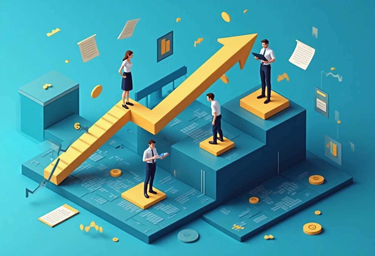 Abstract representation of financial decision-making