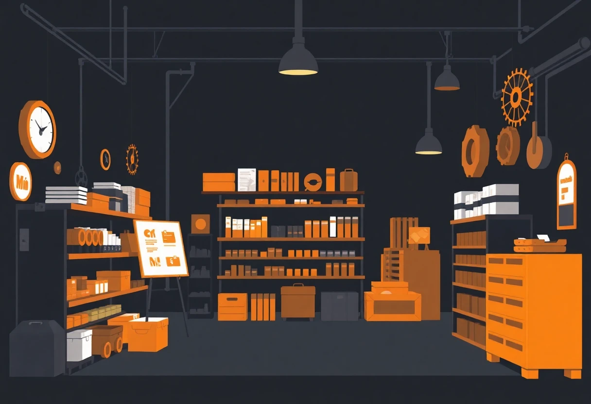 Visual representation of retail work environment