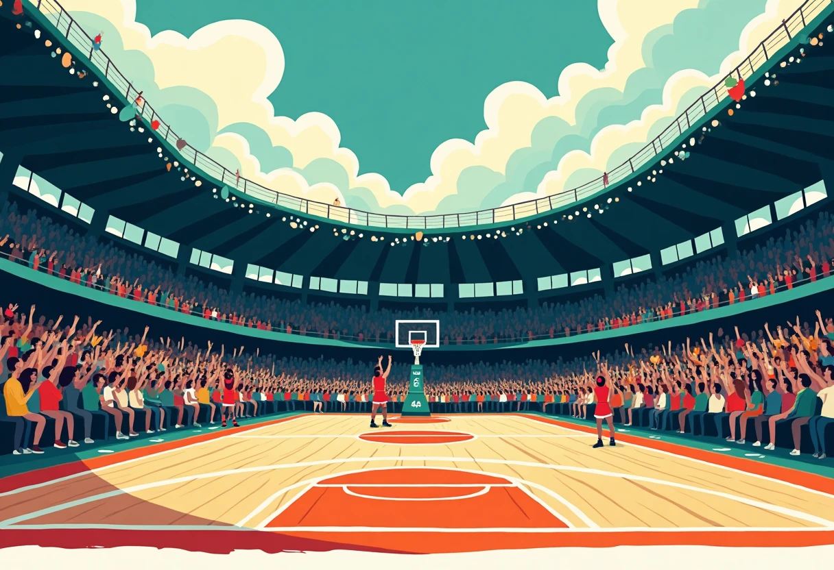 Electric NBA finals atmosphere