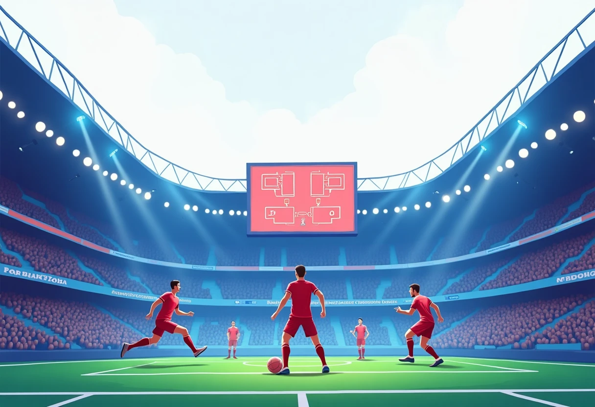 Digital streaming platform illustration