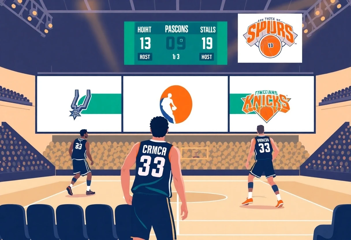 Affrontement Spurs vs Knicks