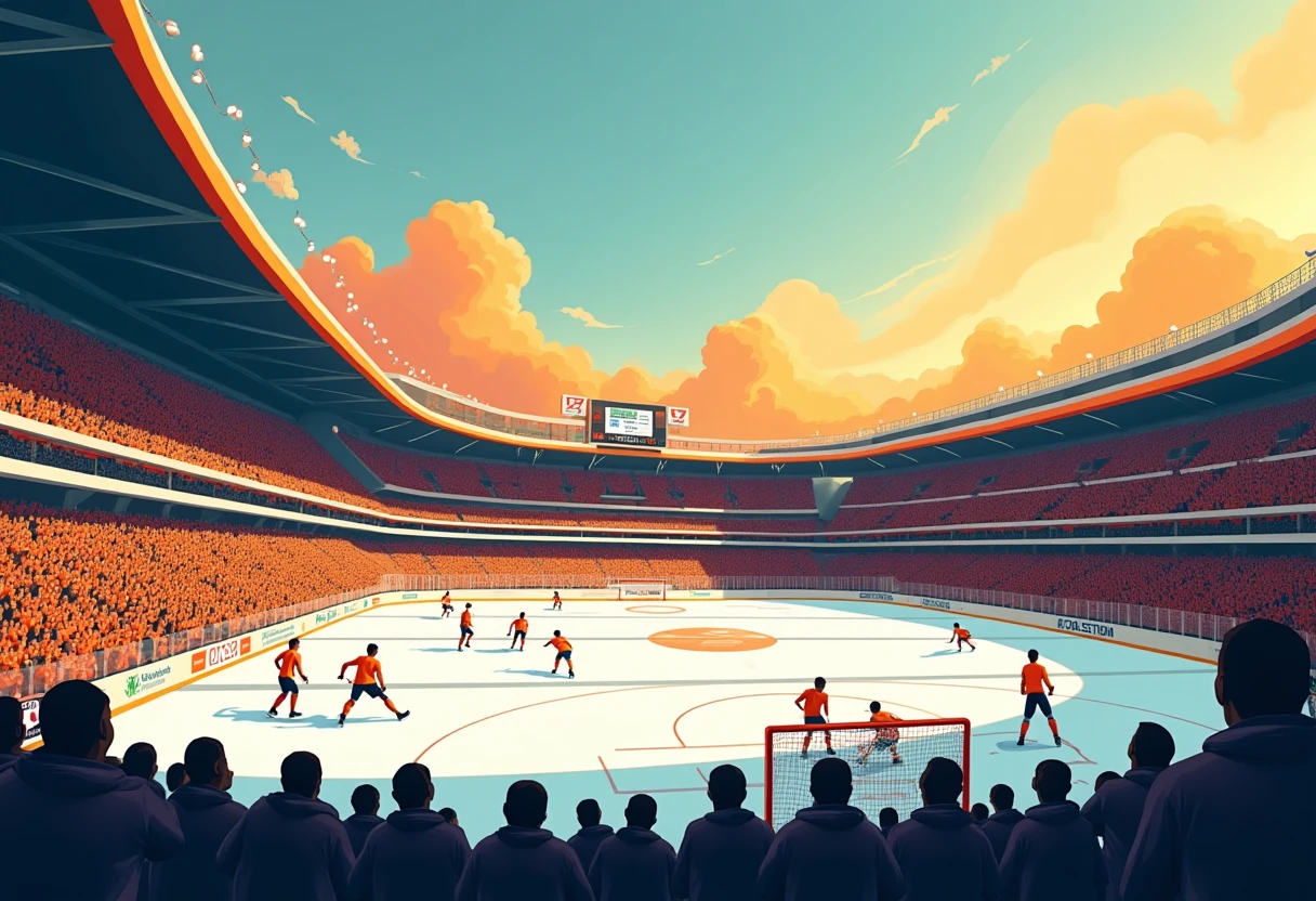 Hockey stadium panorama