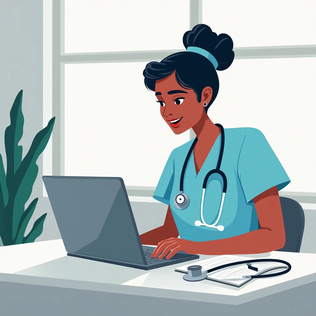 Remote nursing job setting