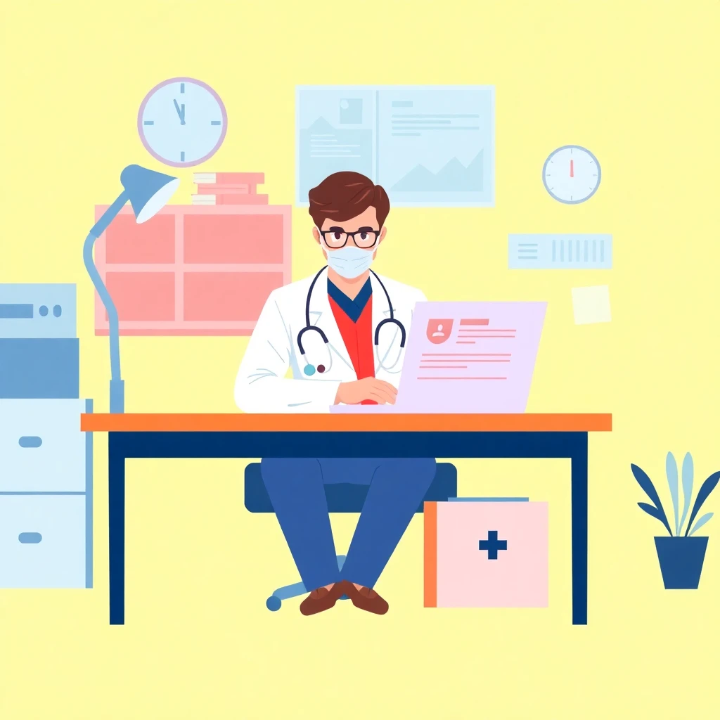 Nurse looking at job options