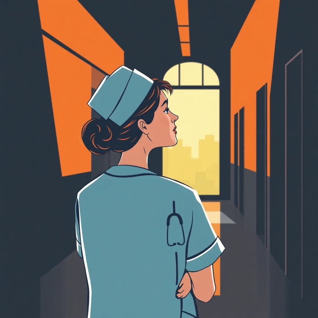 Nurse ready for the shift