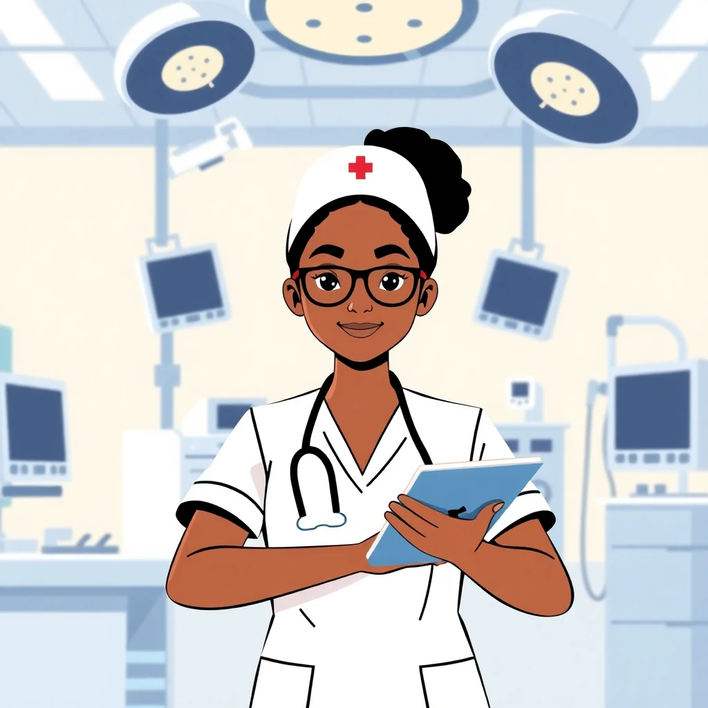 Nurse in a hospital setting