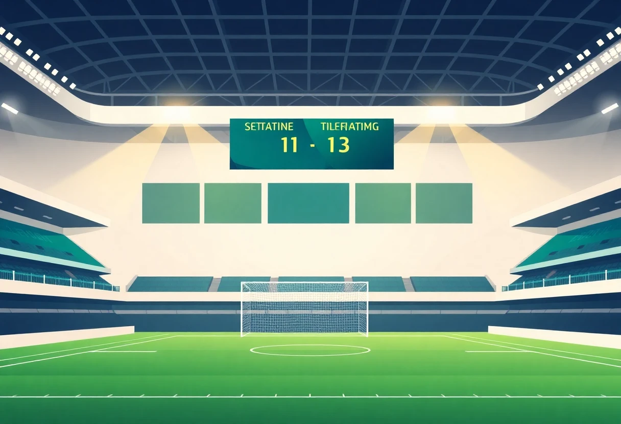 Ilustracja stadionu piłkarskiego na Mistrzostwach Świata