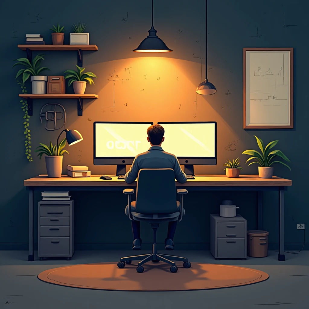 Growth-oriented office setup