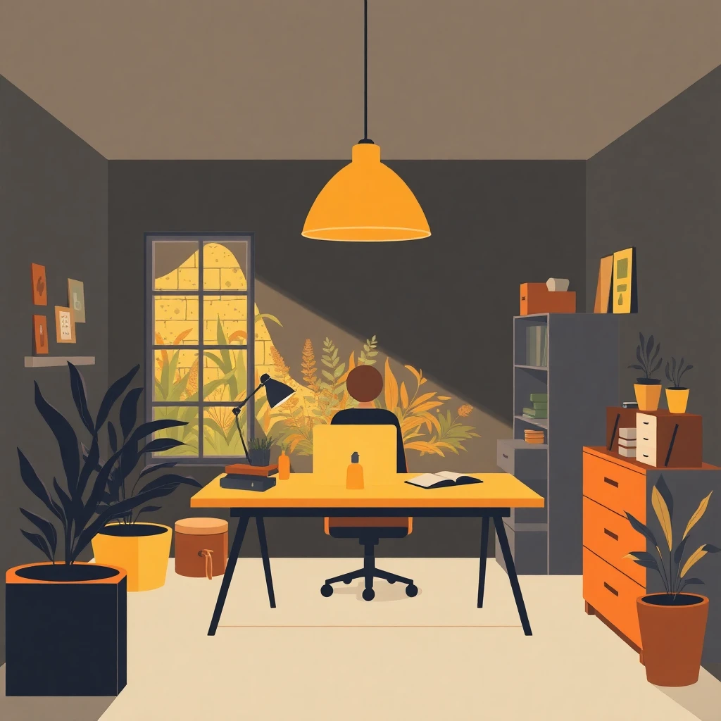 Efficient home office setup
