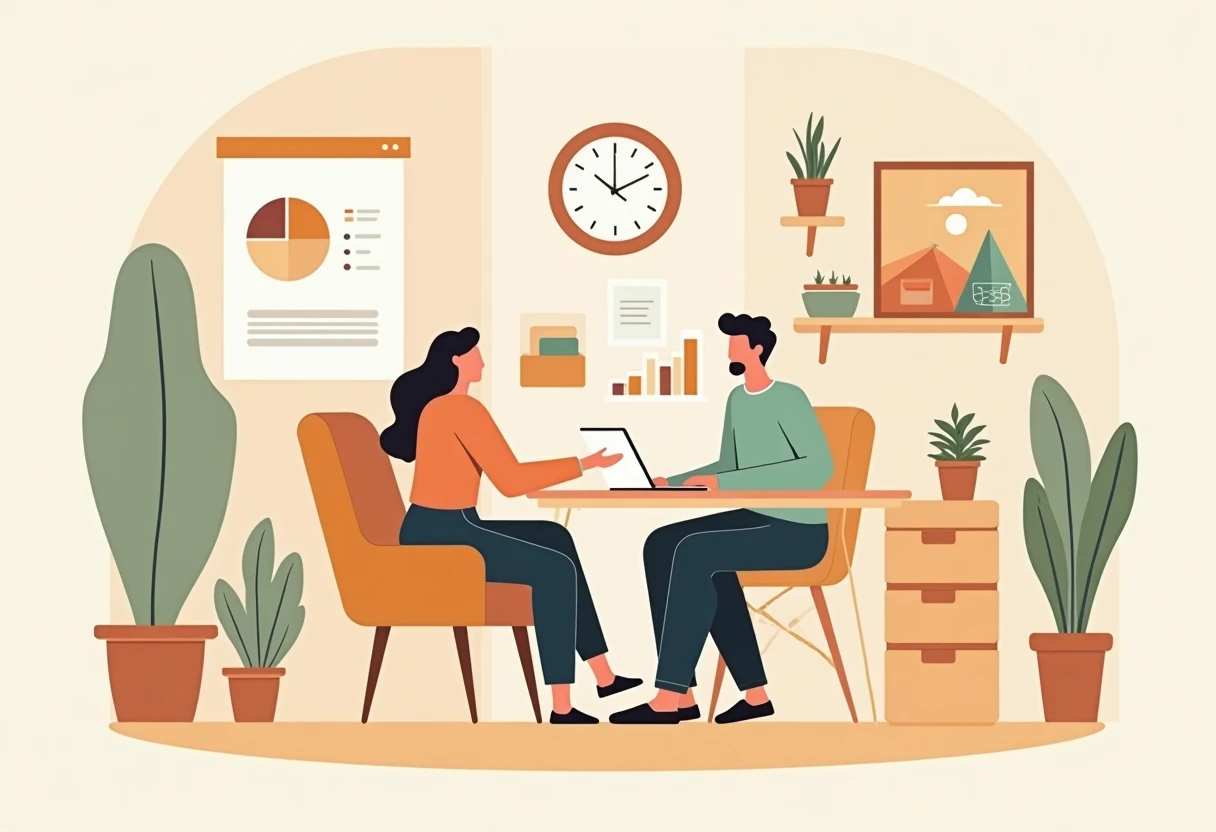 Flexible office jobs setup