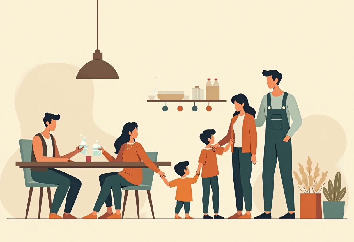 Familie bespreekt toeslagenopties