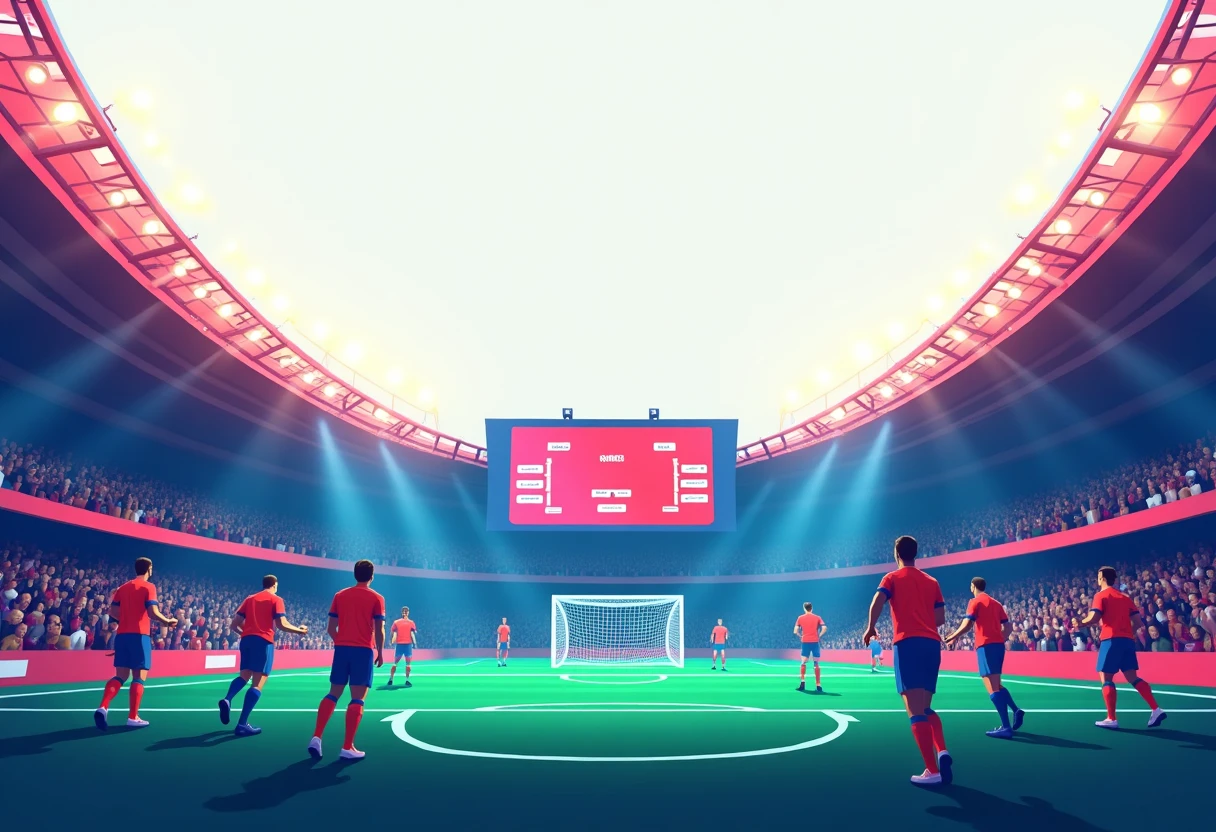 Vrolijke sfeer in het stadion tijdens het WK