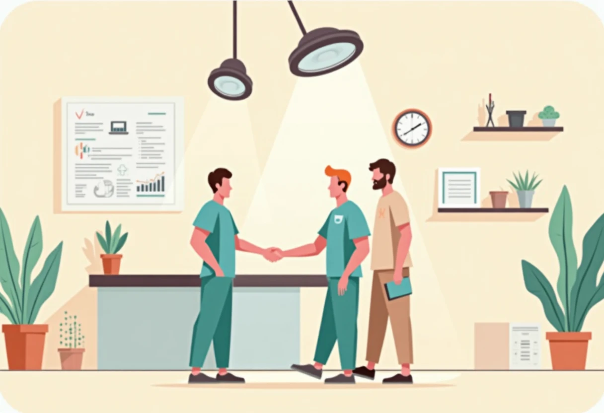 Equipo médico en acción
