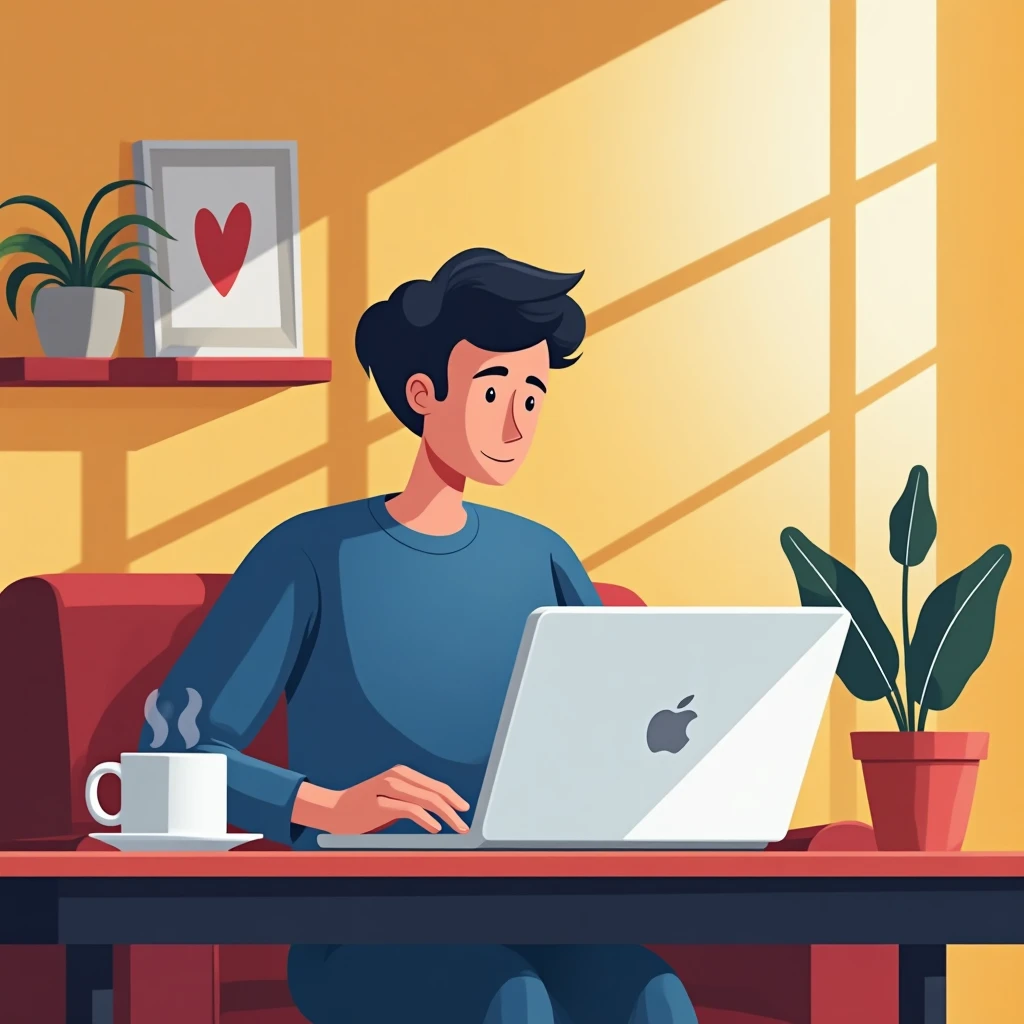 Remote work setup