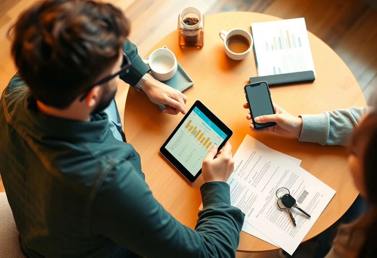Discutindo opções de financiamento rápido