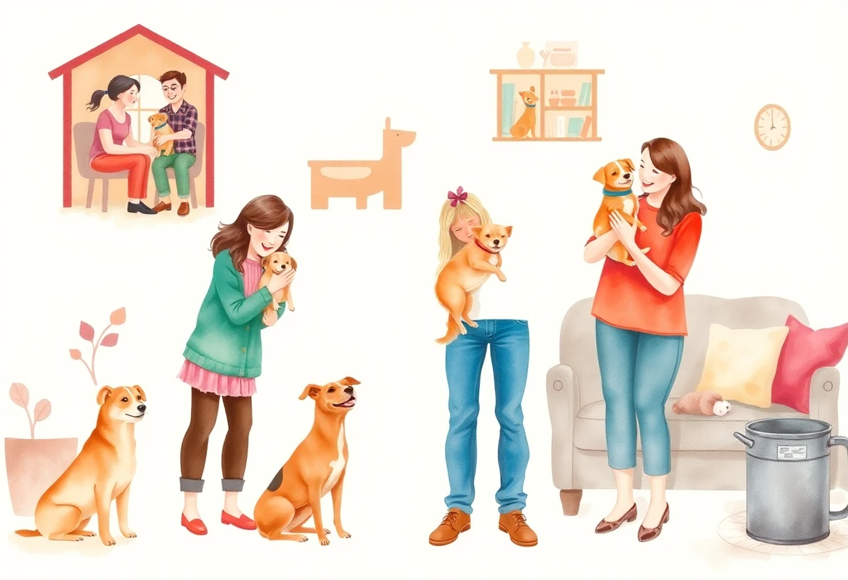 Rencontre d'adoption de chien