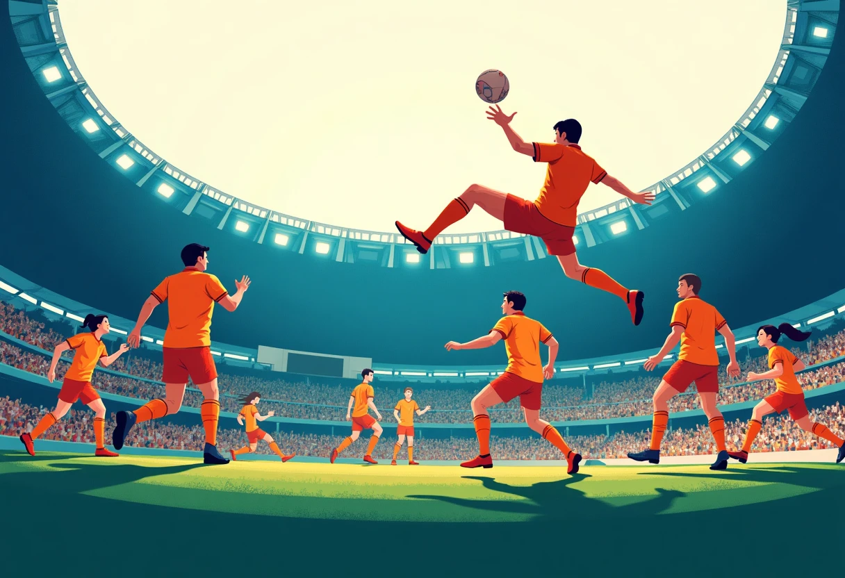 Suasana perlawanan UEFA Champions League