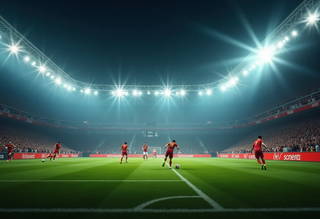Partido de fútbol emocionante