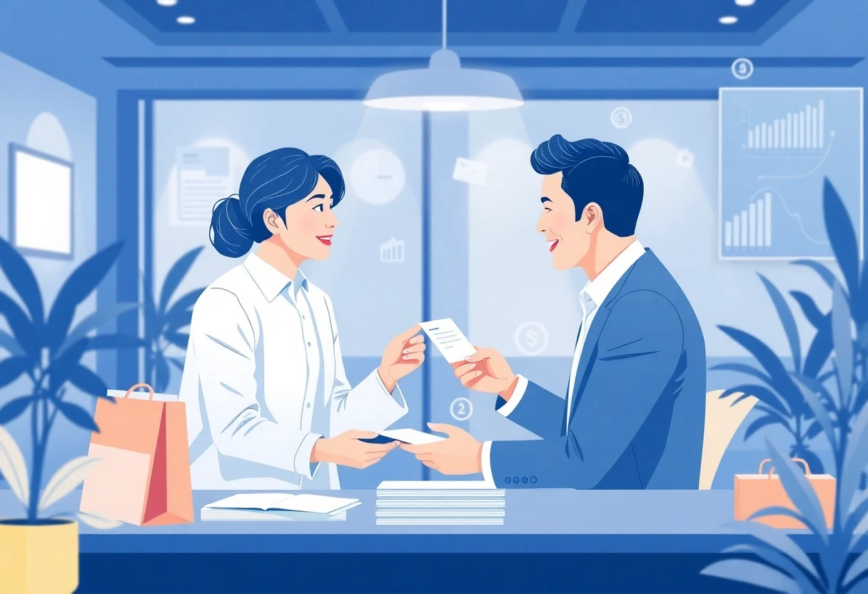 Discussing premium loan options