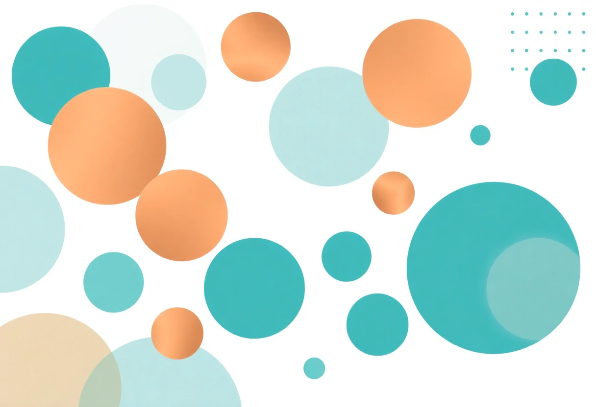 Abstract representation of financial clarity