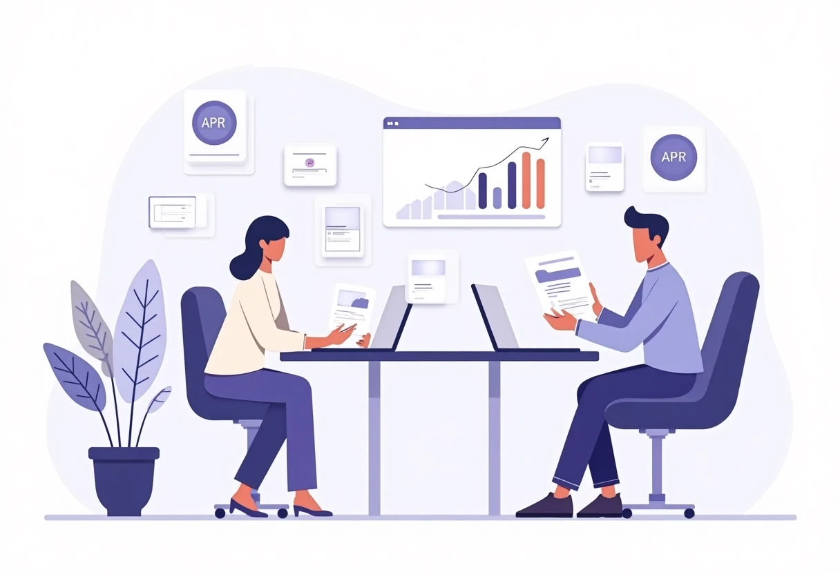 Reviewing loan options