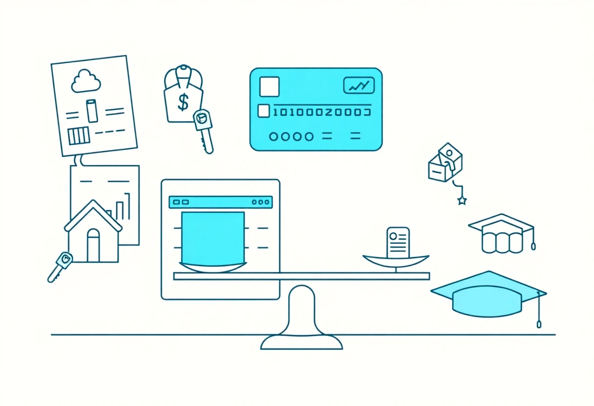 Loan comparison illustration