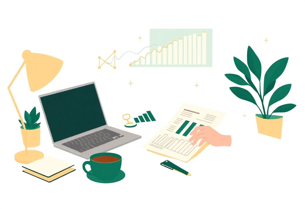 Freelancer evaluating loan options