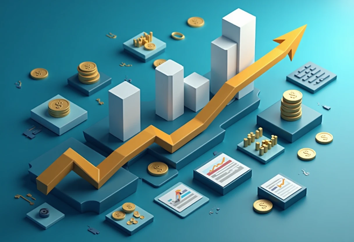 Low interest rates illustration