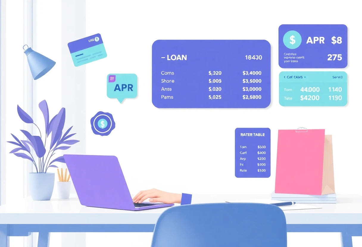 Freelancer comparing personal loans