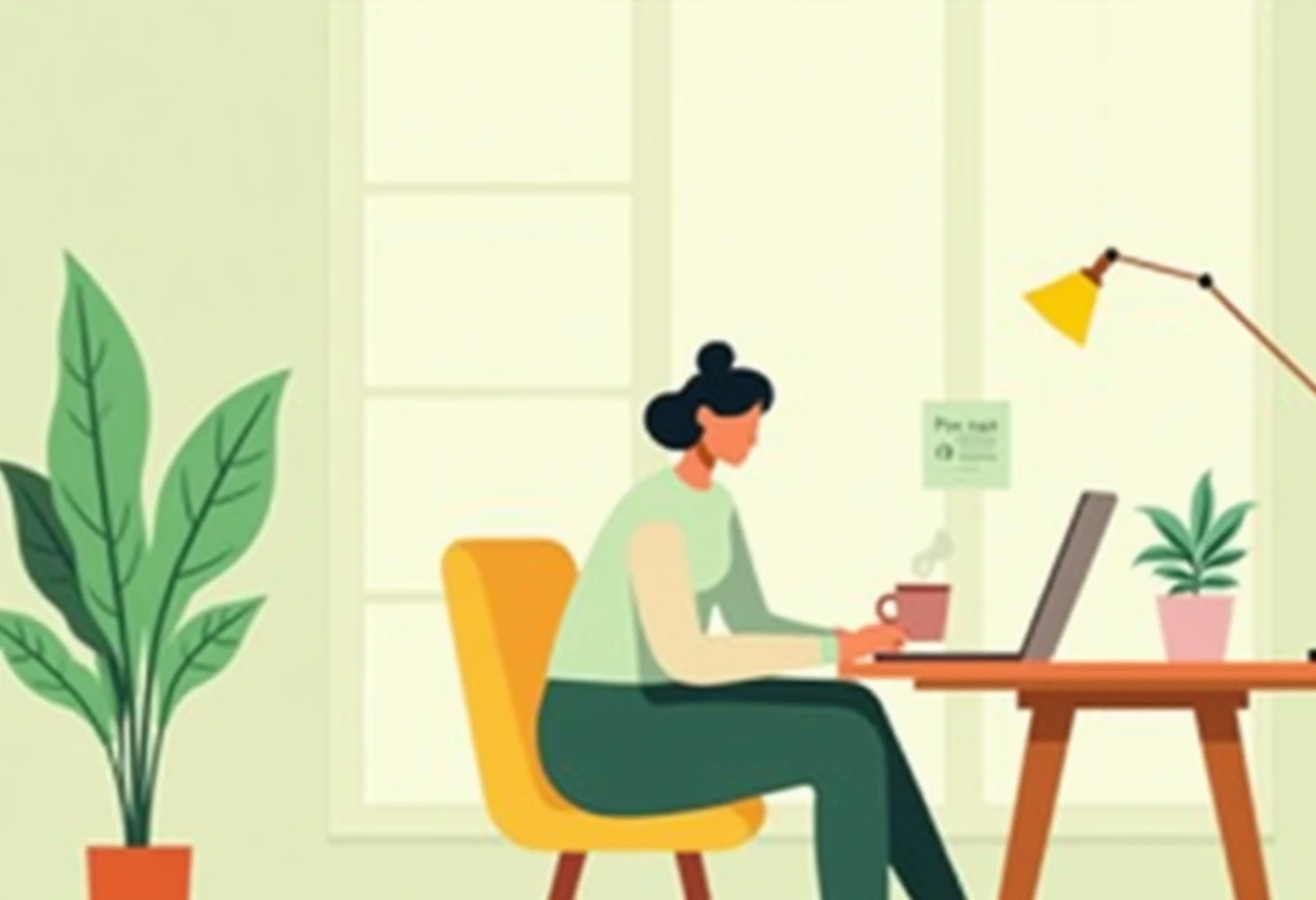 Freelancer reviewing loan options