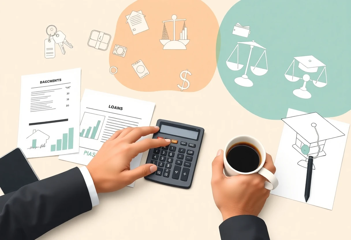 Freelancer comparing loan offers