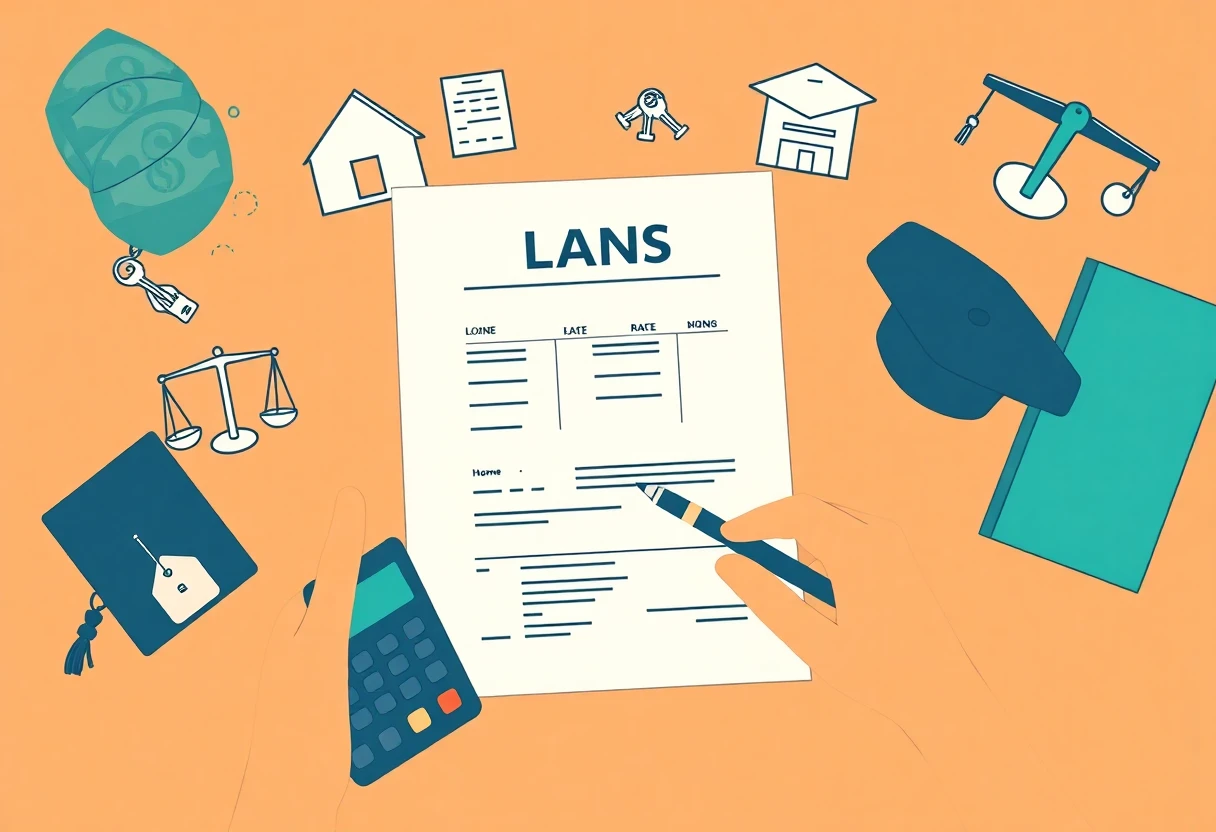 Reviewing loan options