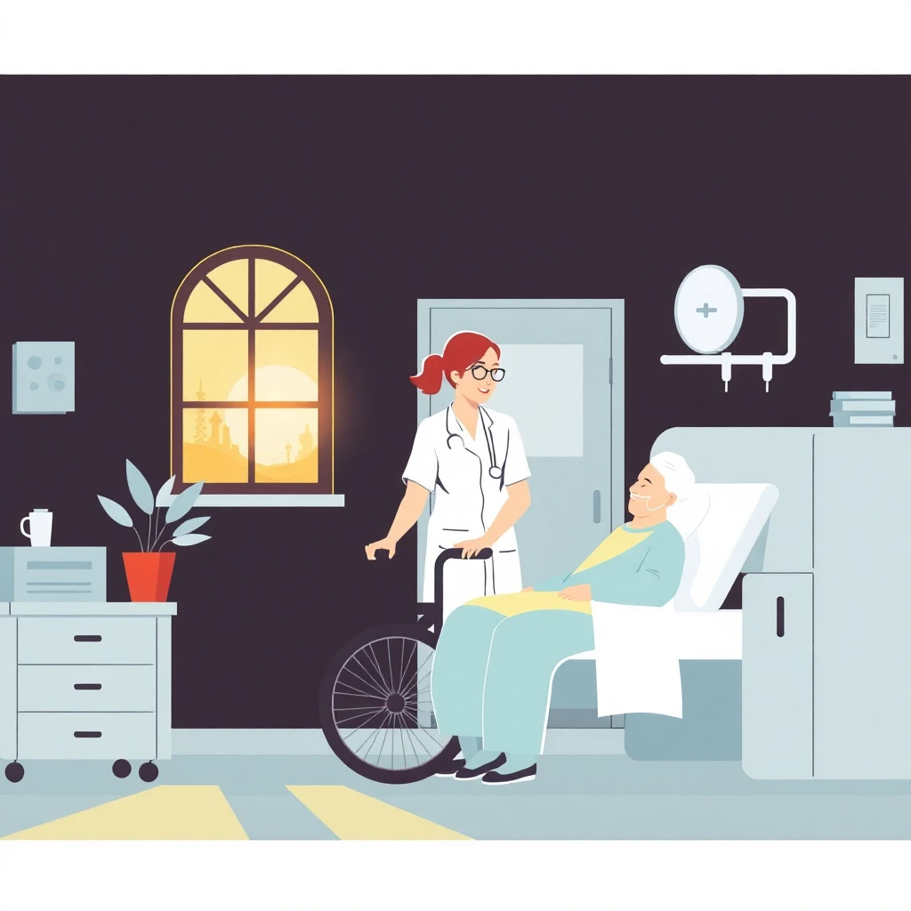 Pflegekraft im Krankenhaus