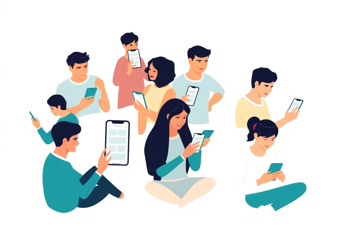 Menggunakan aplikasi kebugaran di perangkat mobile