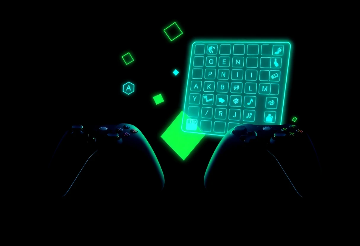 Abstract gaming grid