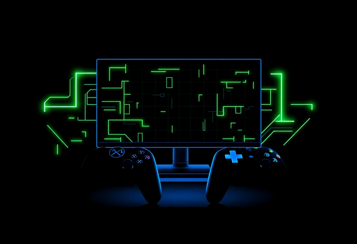 Ilustrasi editorial game premium