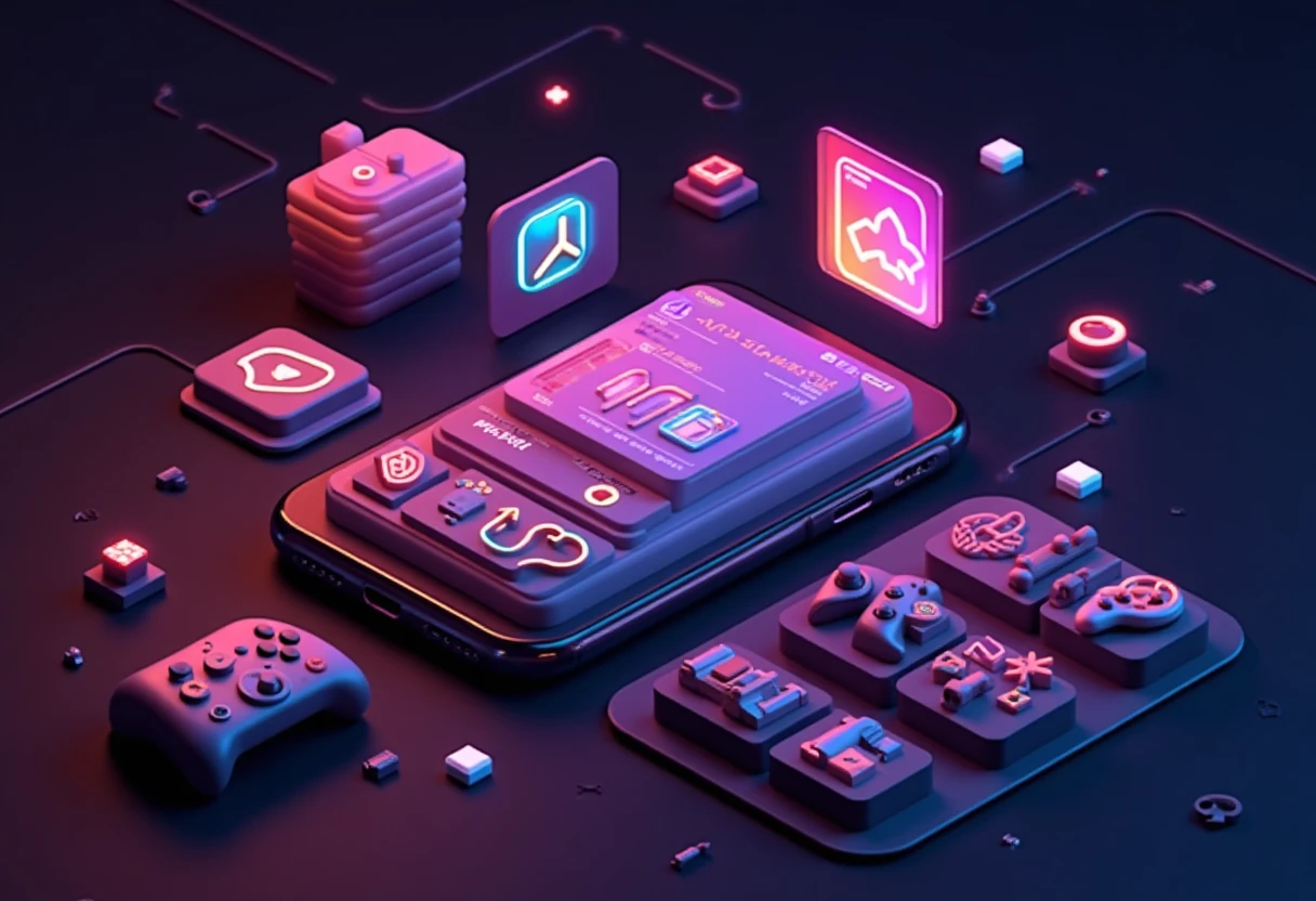 Premium streaming app interface