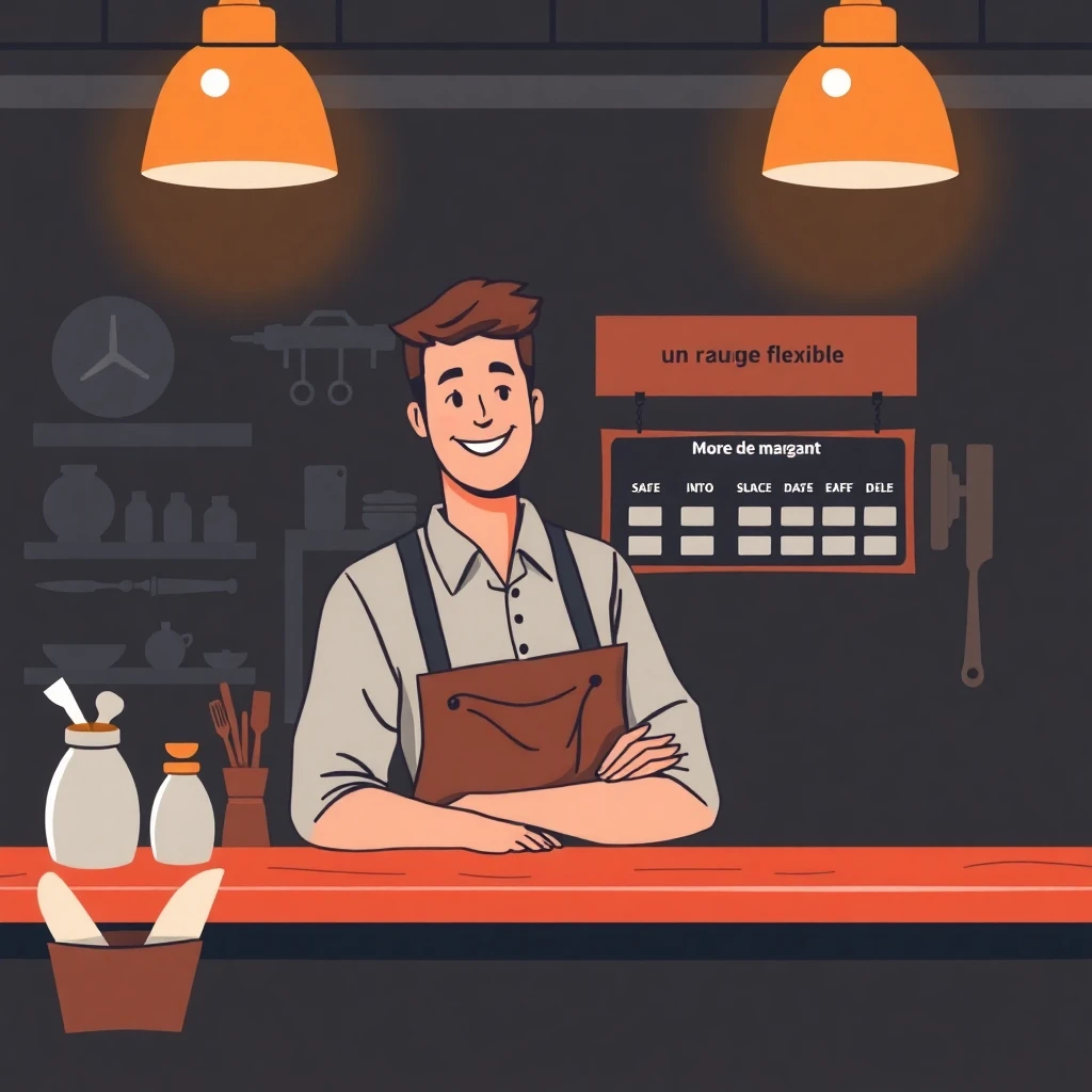 Horaire flexible dans un magasin
