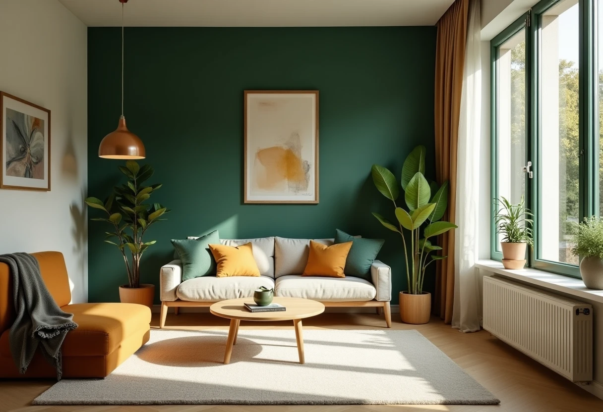 Appartement moderne avec lumière naturelle