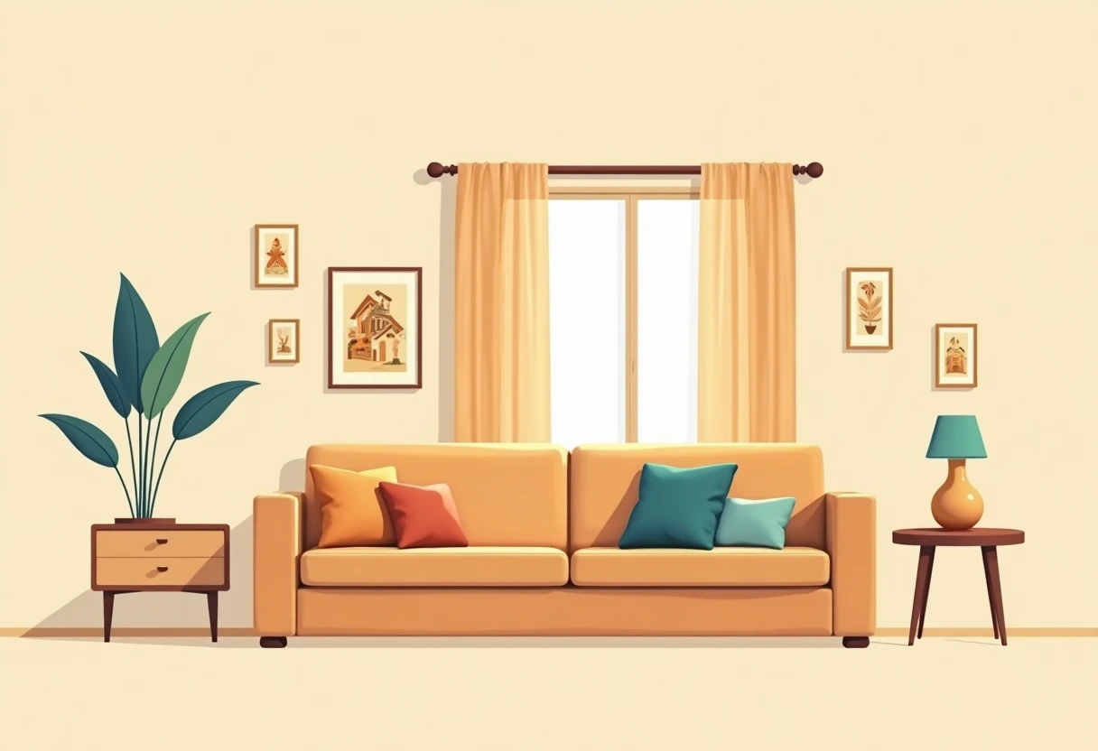 Intérieur d'appartement moderne
