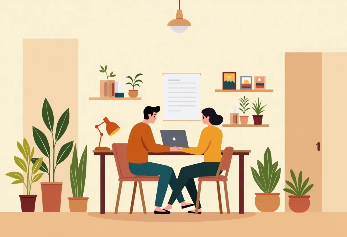 Flexible home office environment